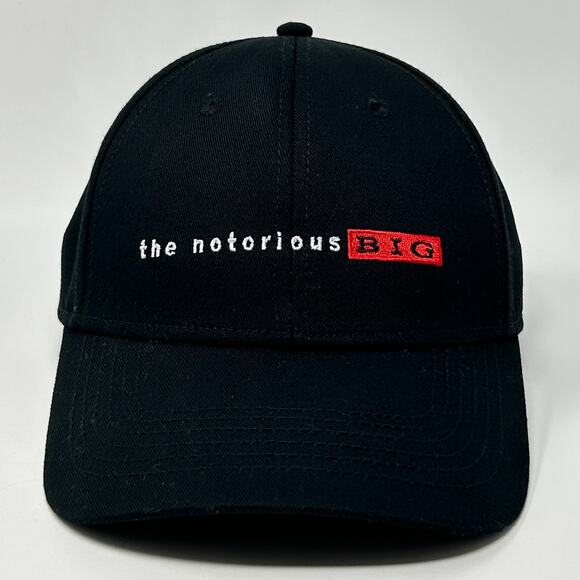The Notorious BIG Hat Baseball Cap Biggie Smalls Rap Hip Hop Snapback Black - Picture 1 of 9
